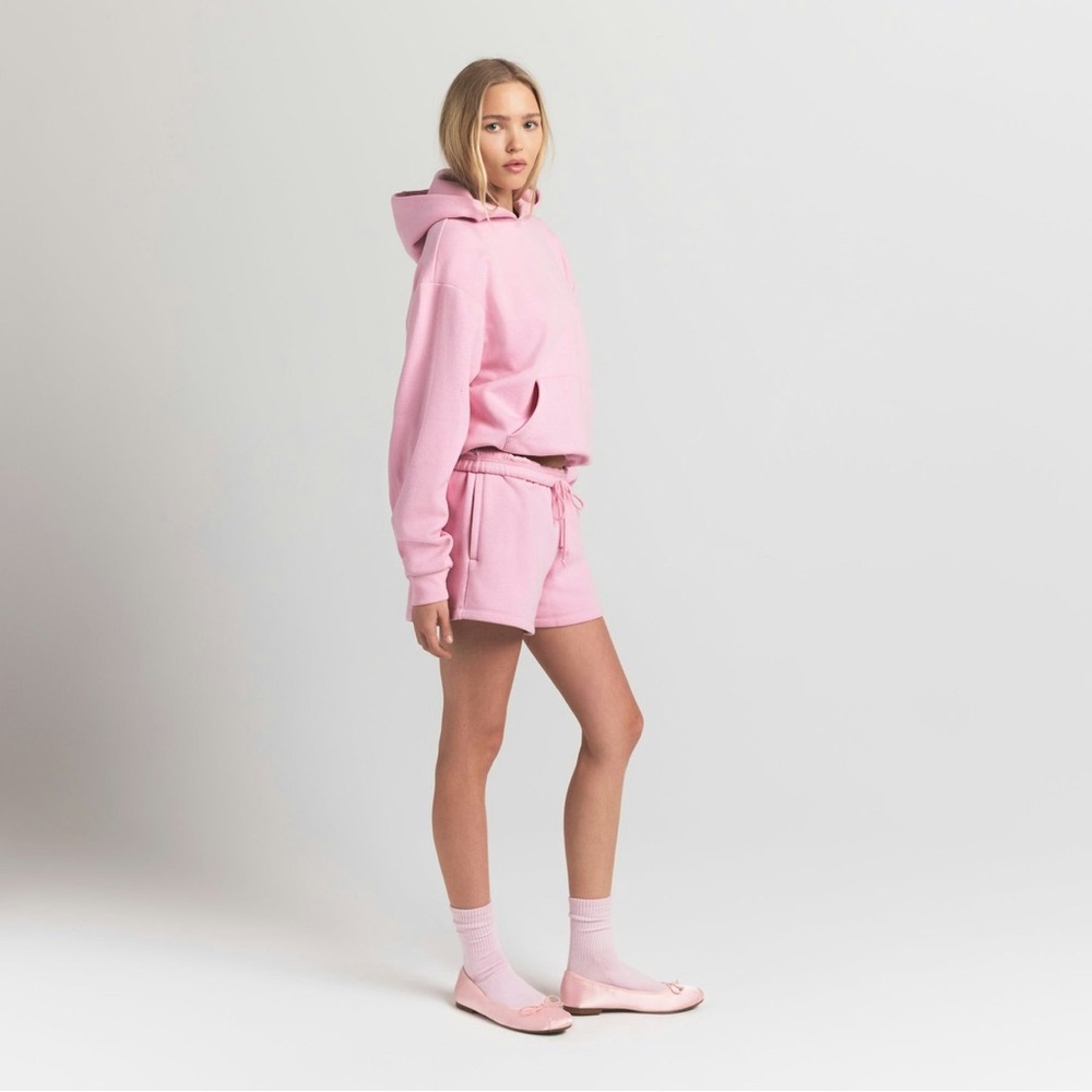 SKIMS Cotton Fleece Classic Hoodie in Halite - Picture 4 of 10